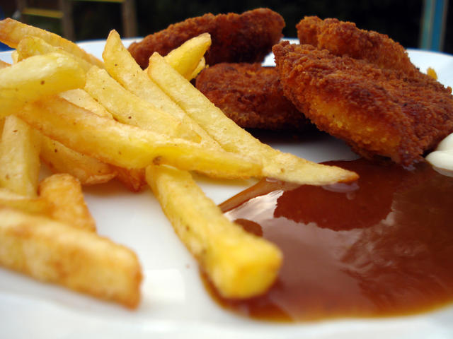 chicken fries - free image