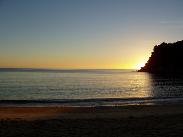 mountainous dusk - free image